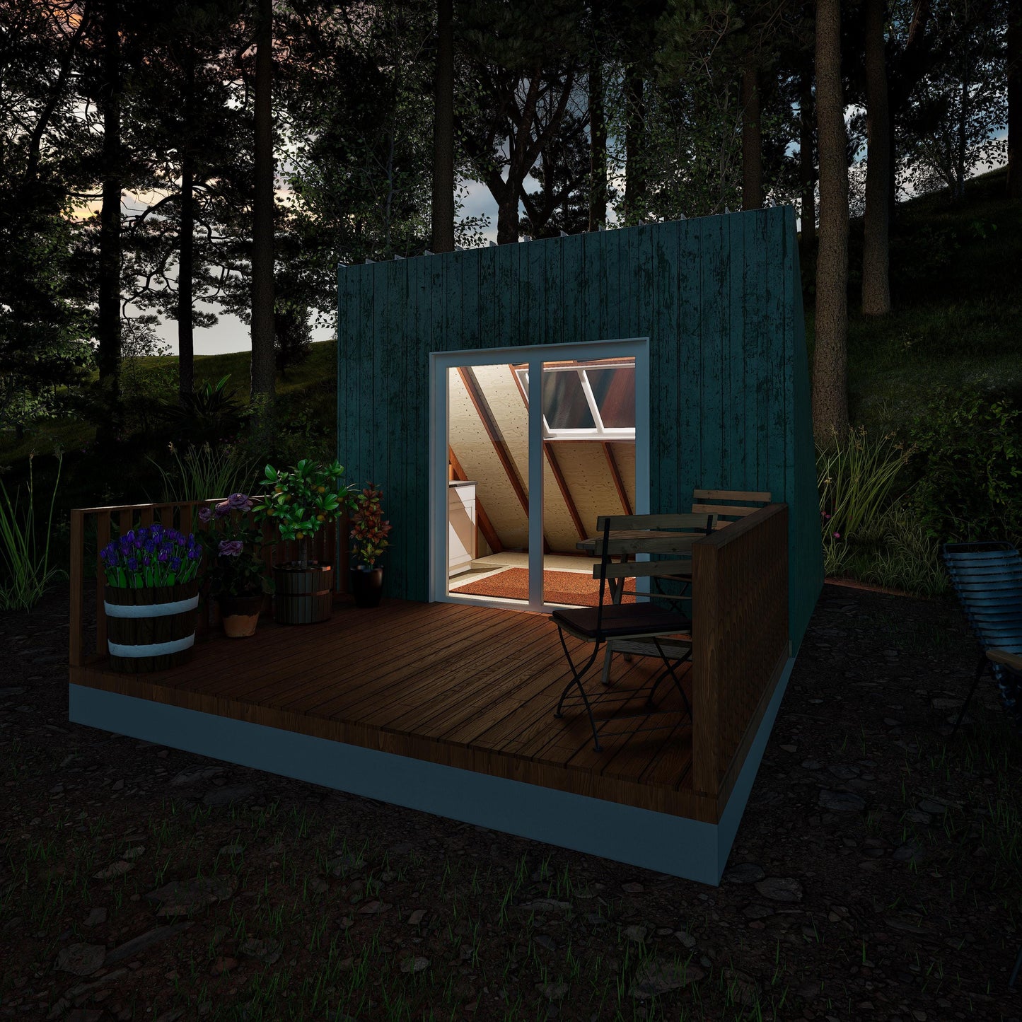 Modular Tiny House Plan, Cube Cabin Plans, Changeable & Expandable Tiny House Plan, Easy to Build House, single Storey House Plan, Vacation TinyHouse, Vacation Cabin Plans, Modular Cabin, Custom Cabin, Customizable Tiny House, Customizable Cabin